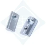 Kanal 10 uyumlu bilyalı T kanal somunu, çinko kaplamalı, yaylı bilye mekanizmalı bağlantı elemanı