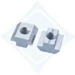 Kanal 10 uyumlu T kanal somunu, çinko kaplamalı, yaylı bilye mekanizmalı bağlantı elemanı